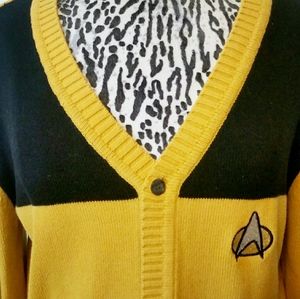 Star Trek Next Generation Unisex Cardigan M